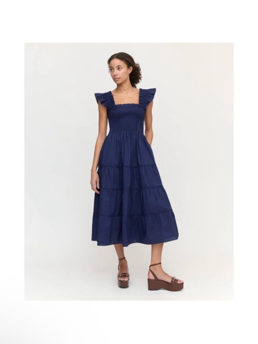 Hill House The Ellie Nap Dress in Navy Blue